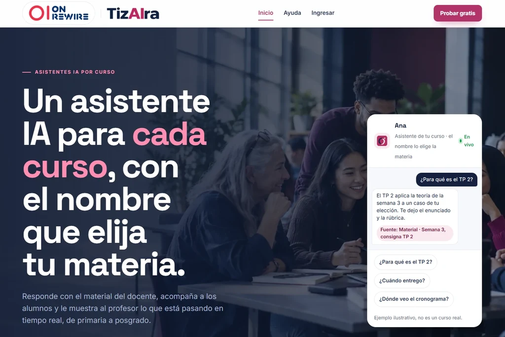 Captura de Telegram: el asistente Ana responde una pregunta sobre un parcial.